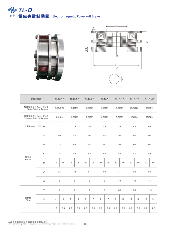 新型电磁制动器型号