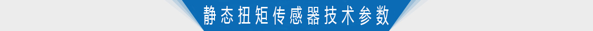 轴式静态扭矩传感器技术参数